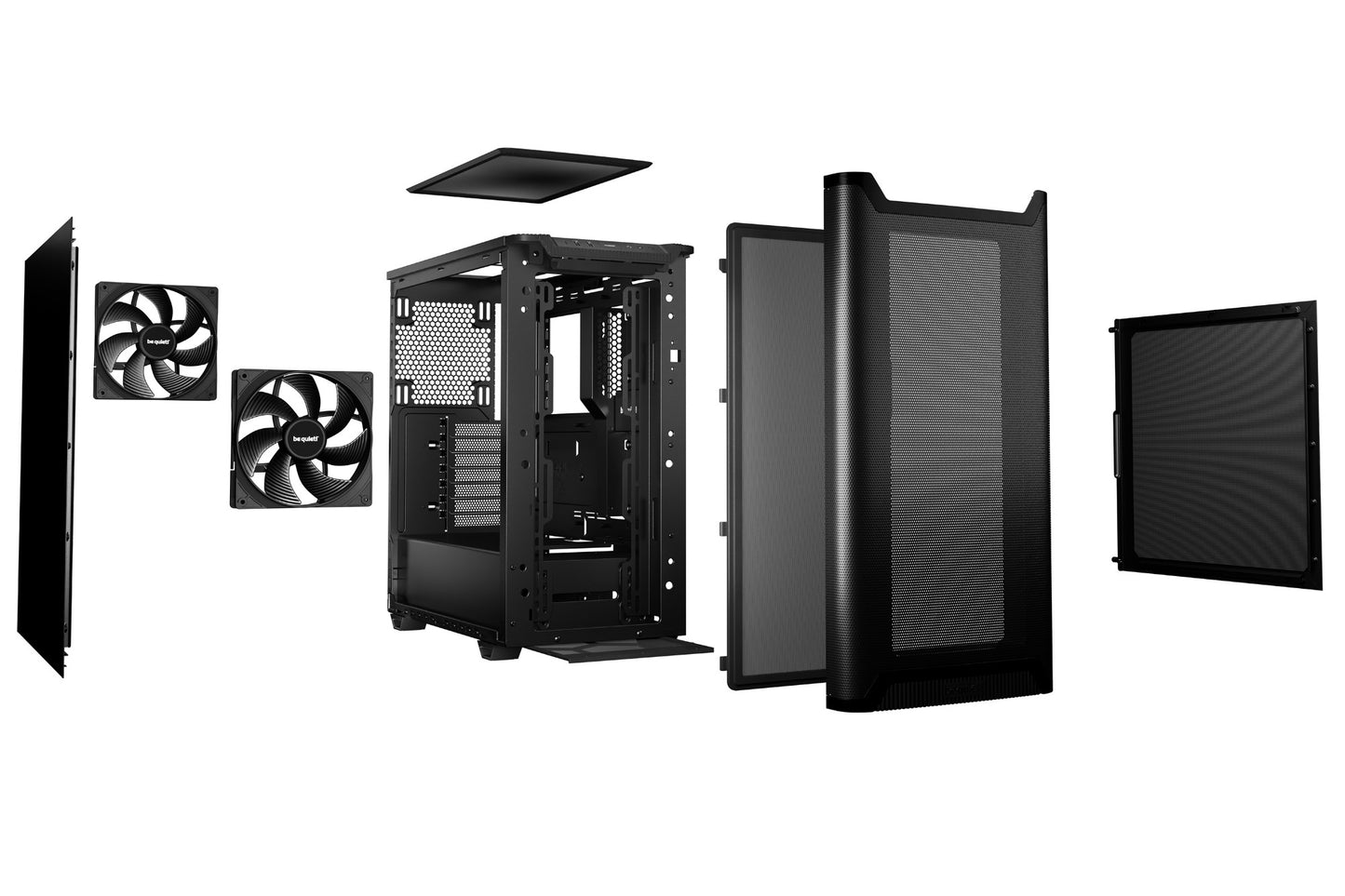 be quiet! PURE BASE 501 Airflow Black Midi Tower PC Case