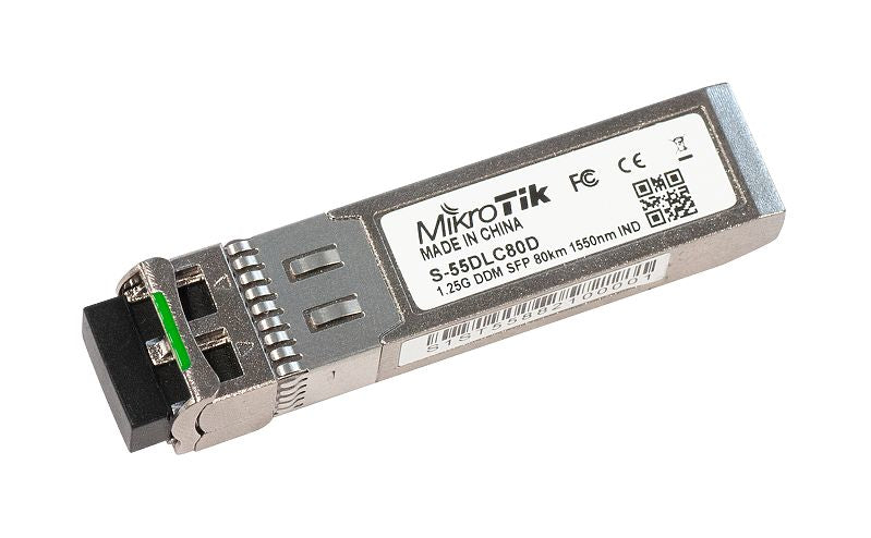 Mikrotik S-55DLC80D network transceiver module Fiber optic Networking