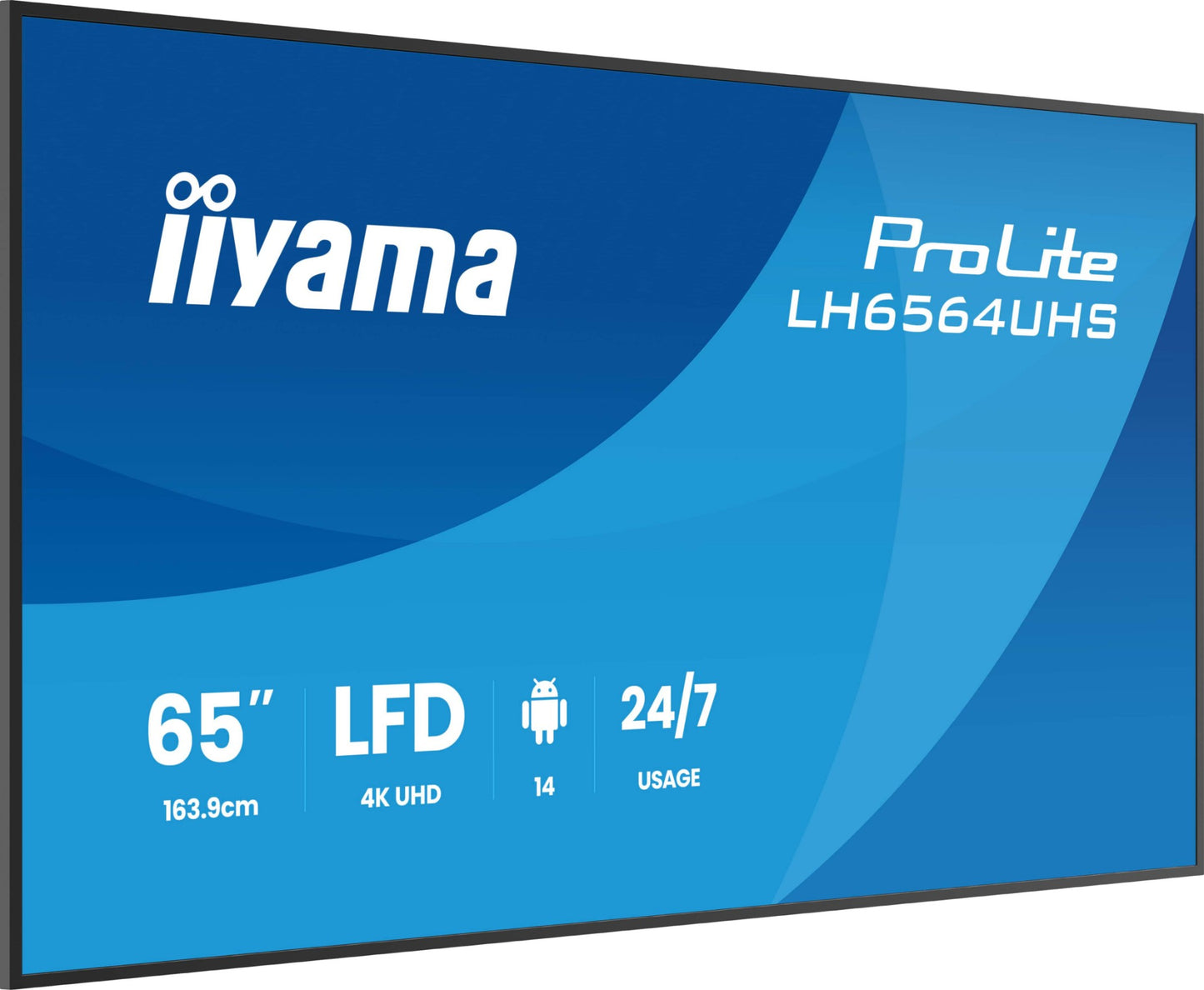 iiyama LH6564UHS-B1AG Signage Display Digital signage flat panel 4K UHD VA Monitor