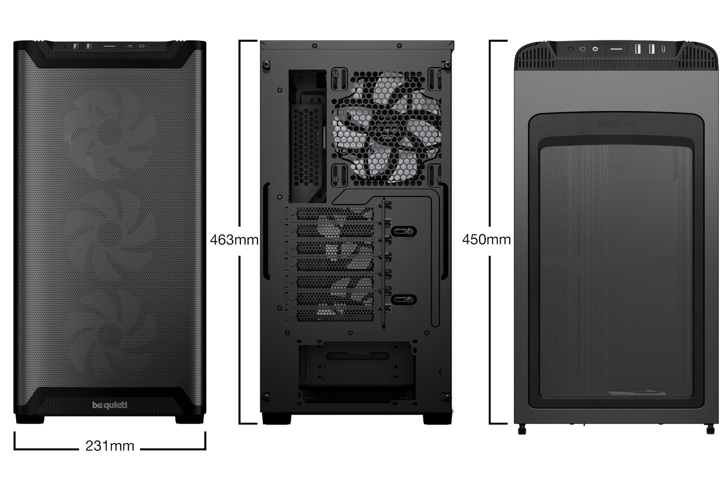 be quiet! Pure Base 501 LX Black Midi Tower PC Case