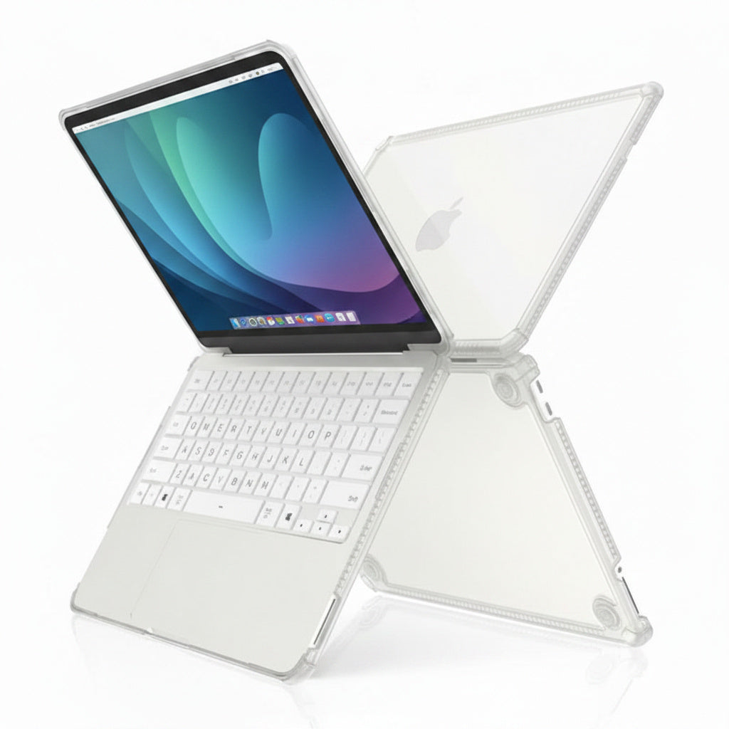 Techair TAMHS003 Protective Hard Shell case for Macbook Neo 2026, clear Laptop Bag