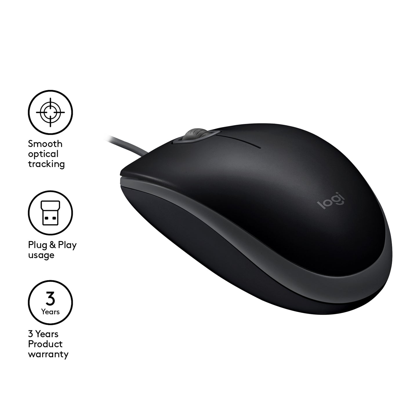 Logitech M110 Wired Mouse