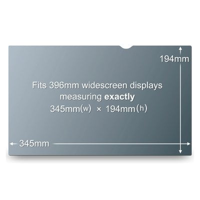 3M Black Privacy Filter for Notebooks PF15.6W Privacy Screen