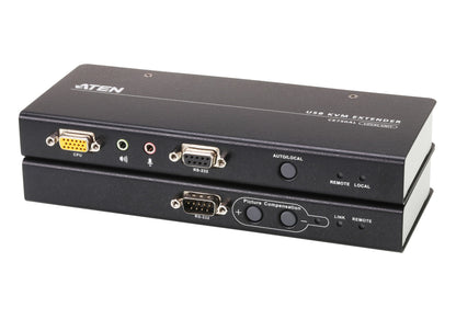 ATEN USB VGA KVM Extender with Audio and RS-232 (200m) KVM Switch