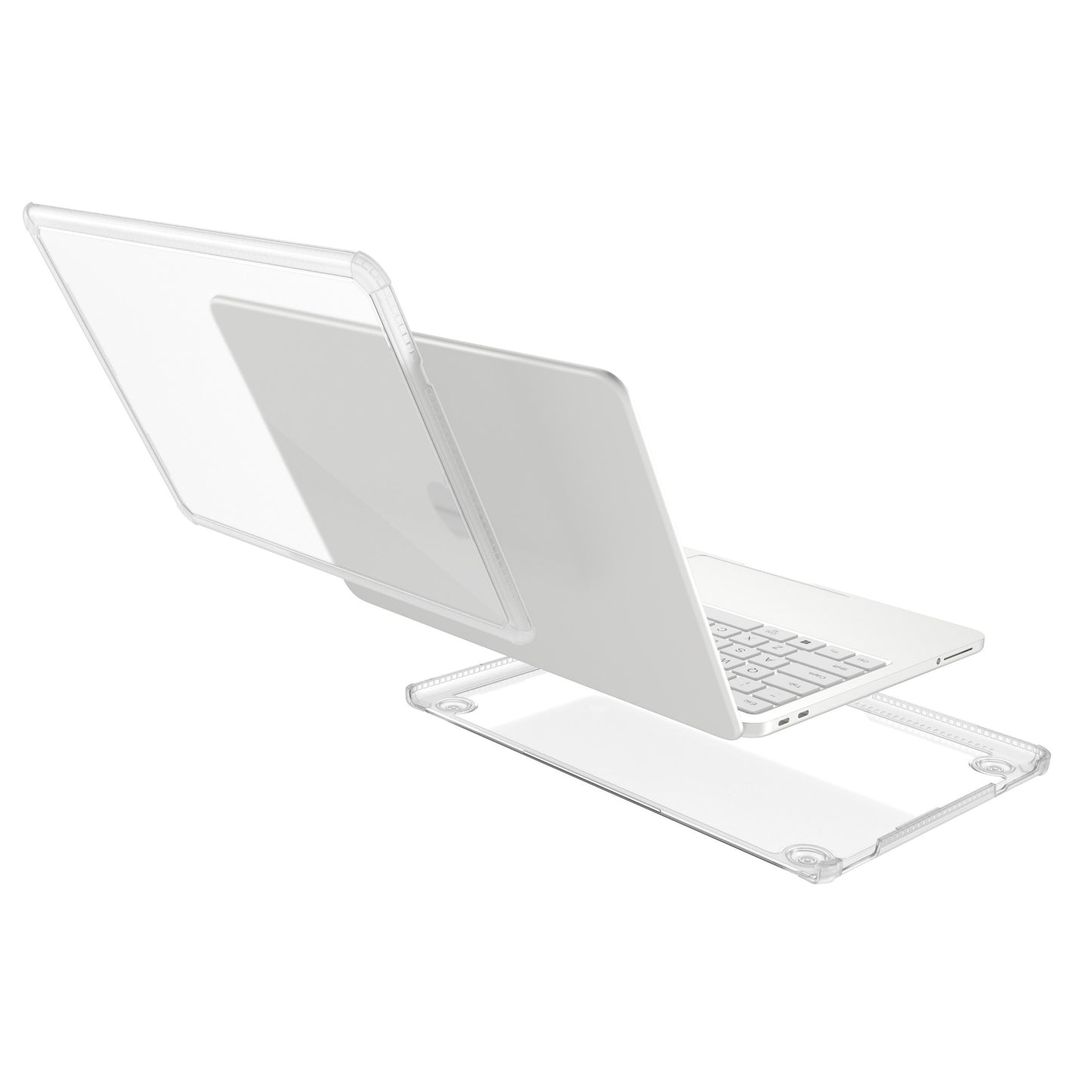 Techair TAMHS003 Protective Hard Shell case for Macbook Neo 2026, clear Laptop Bag