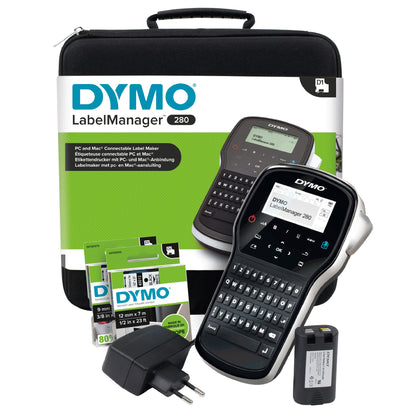 DYMO LabelManager ™ 280 QWERTZ Kitcase Label Printer