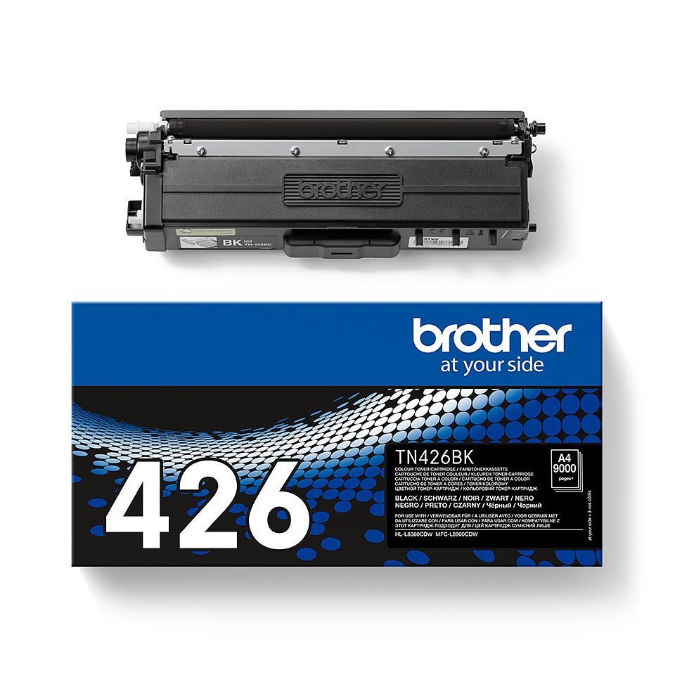 Brother TN-426BK Black Toner Cartridge (9K pages, Brother HL-L 8360)