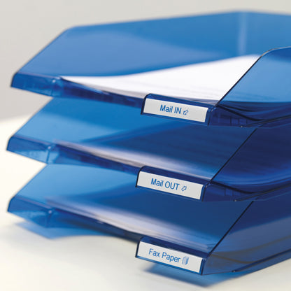 DYMO 40914/S0720690 DirectLabel-etikettes blue on white 9mm x 7m for Dymo D1 Labels