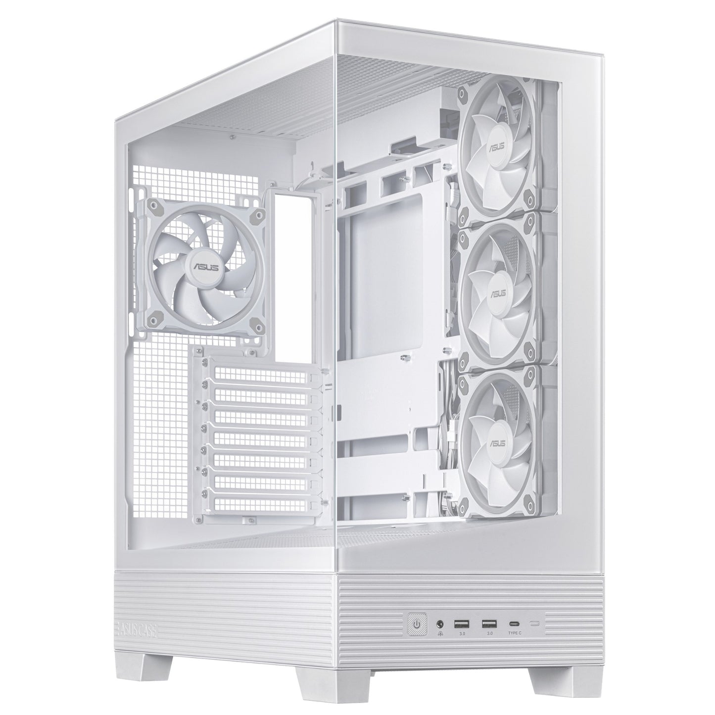 ASUS A31 Plus TG ARGB WHITE Midi Tower PC Case