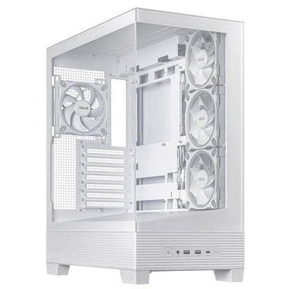 ASUS A31 Plus TG ARGB WHITE Midi Tower PC Case