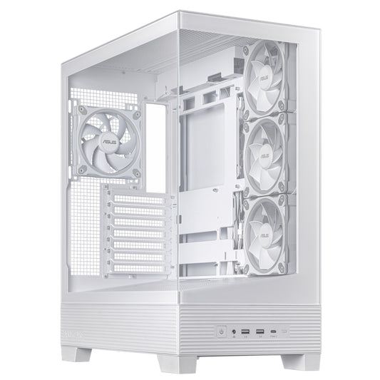 ASUS A31 Plus TG ARGB WHITE Midi Tower PC Case
