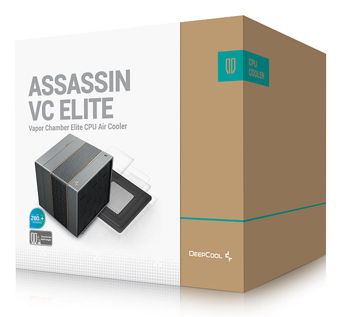 DeepCool ASSASSIN VC ELITE Processor Air cooler 120/140 mm Black 1 pc(s) Cooling