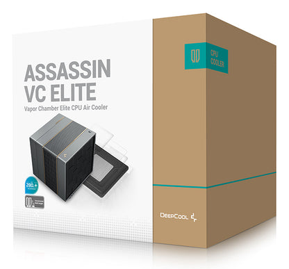 DeepCool ASSASSIN VC ELITE Processor Air cooler 120/140 mm Black 1 pc(s) Cooling