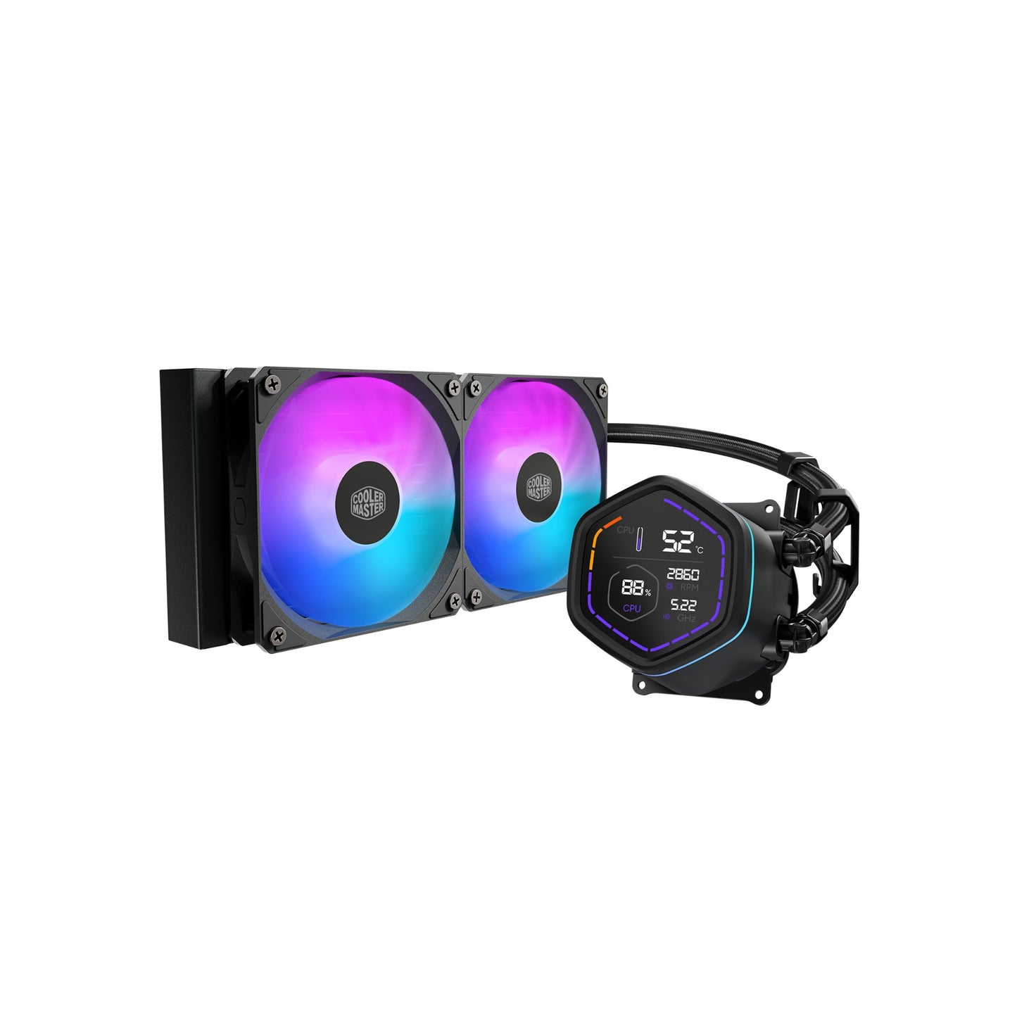 Cooler Master MasterLiquid Core Nex Digital Processor All-in-one liquid cooler 12 cm Cooling