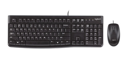 Logitech MK120 Wired Keyboard & Mouse Combo UK