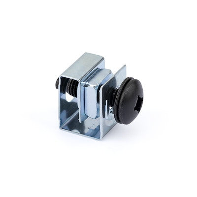 StarTech.com 50-Pack 10-32 19mm Screws and Square Hole Clip Nuts for 19" or 10" Rack