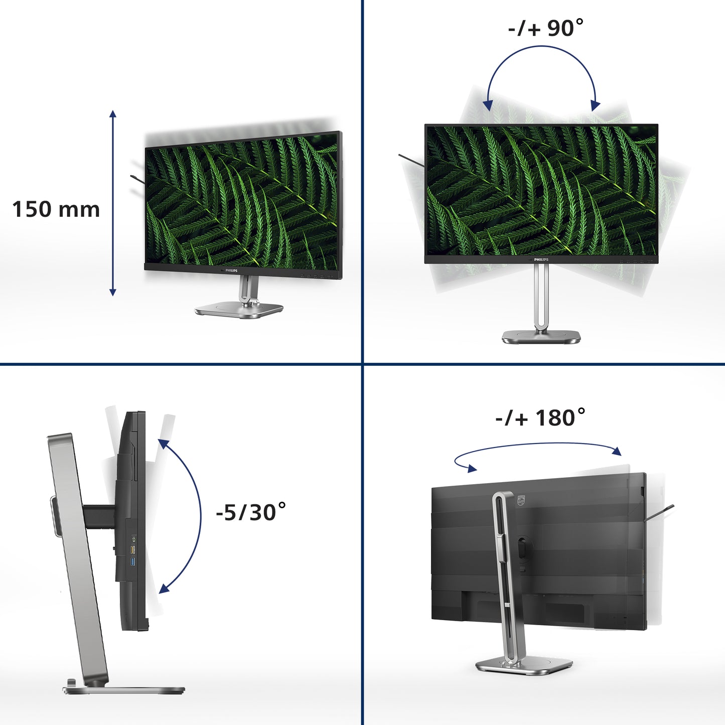 Philips 5000 series 27B2G5500/00 27" QHD IPS 100Hz Monitor