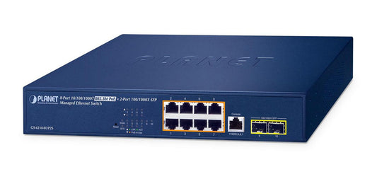 Planet IPv6/IPv4, 8-Port Switch PoE
