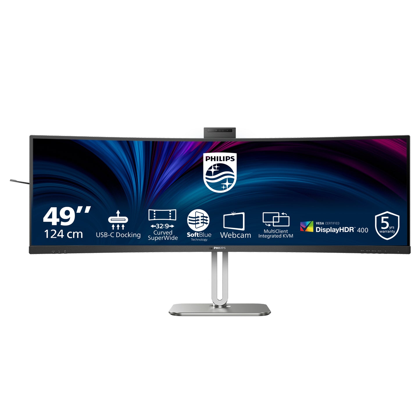 Philips 49B2U6900CH/00 48.8" DQHD VA Curved Monitor