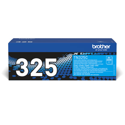 Brother TN-325C Cyan Toner Cartridge (3.5K pages)