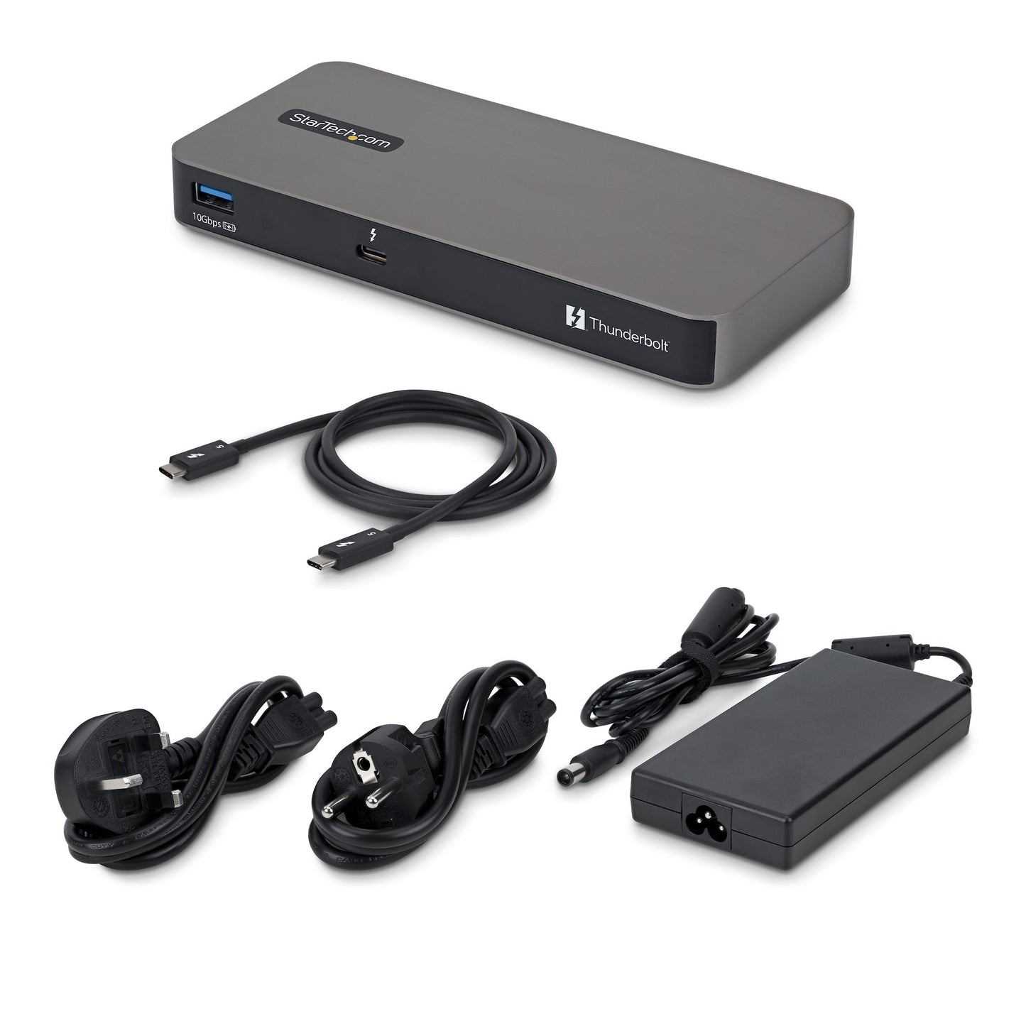 StarTech.com 4-Port Thunderbolt 5 Hub with Thunderbolt Share KVM, 80/120Gbps, 8K