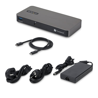 StarTech.com 4-Port Thunderbolt 5 Hub with Thunderbolt Share KVM, 80/120Gbps, 8K