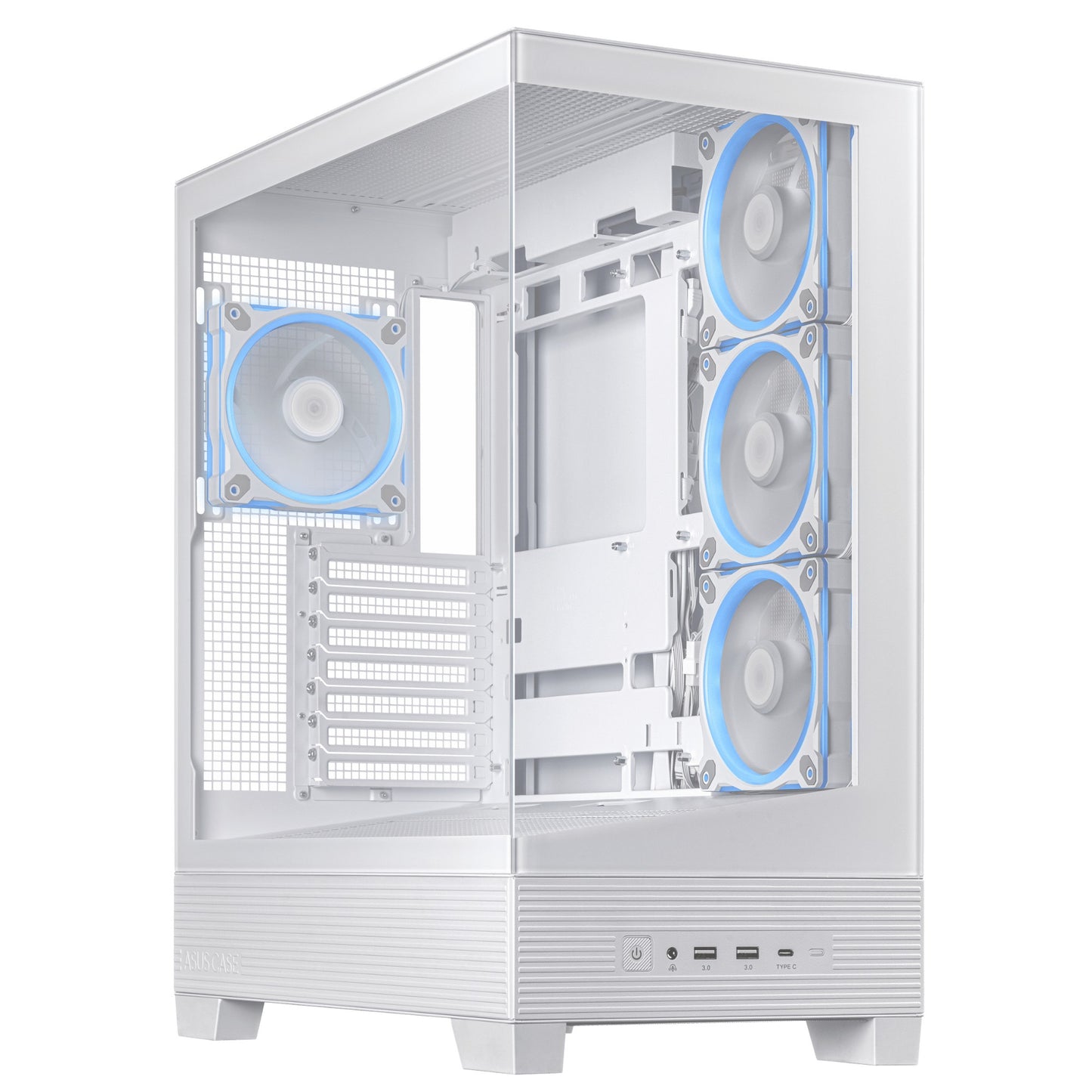 ASUS A31 Plus TG ARGB WHITE Midi Tower PC Case