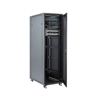 StarTech.com 42U Enterprise-Grade Server Rack Cabinet, 19in Enclosed 4-Post Rack