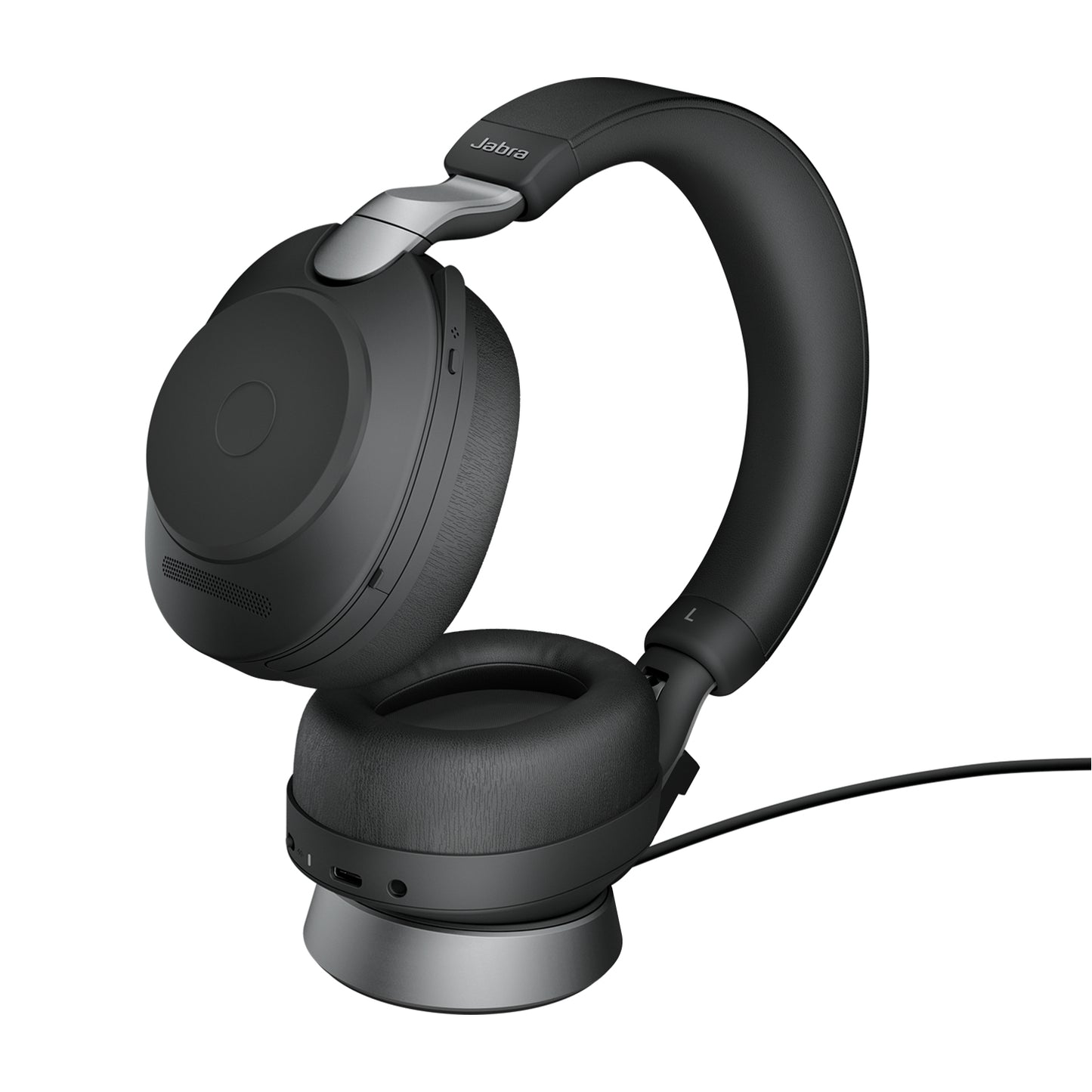 Jabra Evolve2 85 - Link380c UC Stereo Stand, Black Headset