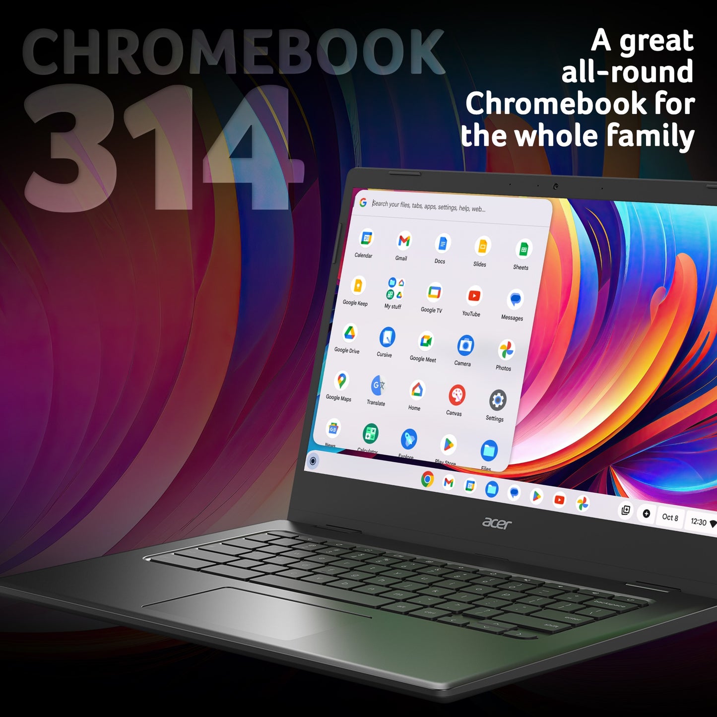 Acer Chromebook 314 14" Celeron N N4500 4GB 64GB eMMC SSD Laptop