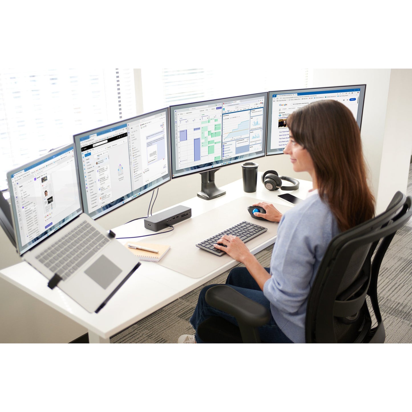 Kensington KB435 EQ Multi-Device Wireless Keyboard