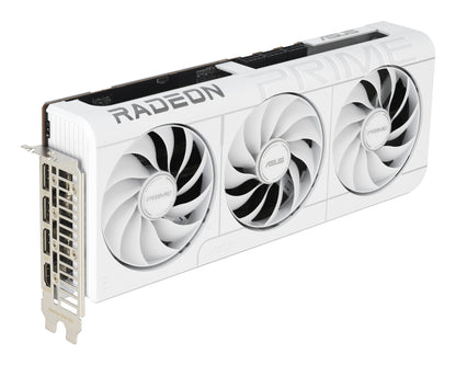 ASUS Prime Radeon RX 9070 XT 16GB GDDR6 Graphics Card (White)
