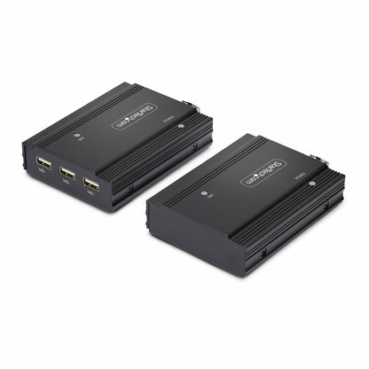 StarTech.com DisplayPort KVM Extender over Fiber Optic, 4K 60Hz, Console Extender KVM Switch