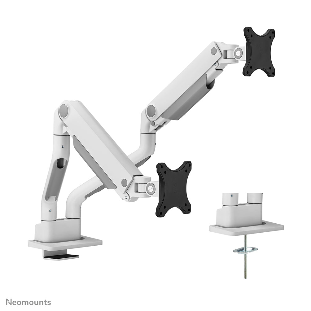 Neomounts DS70S-950WH2 Monitor arm 17-35" - gas spring - Topfix - 180°-stop