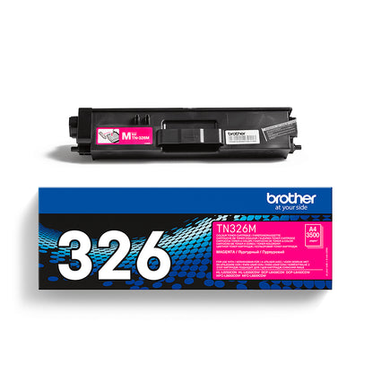 Brother TN-326M Magenta Toner Cartridge (3.5K pages)