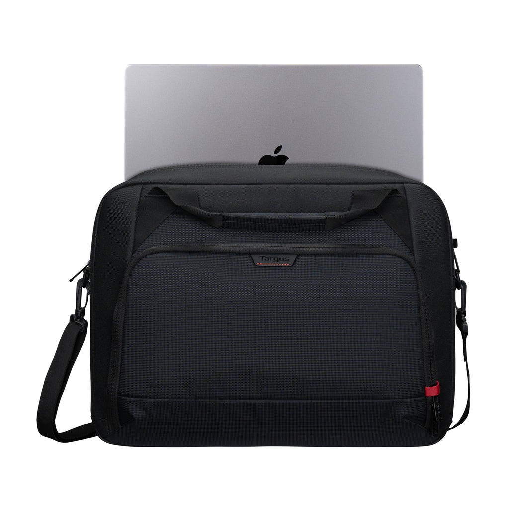 Targus EcoSmart 45.7 cm (18") Briefcase Black, Red Laptop Bag