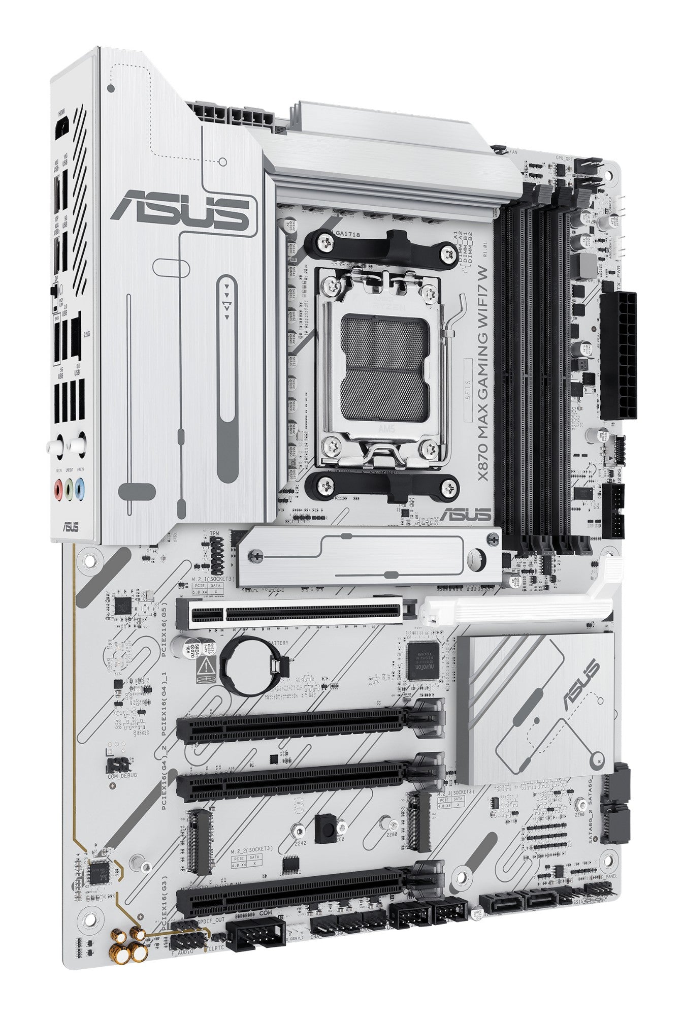 ASUS X870 MAX GAMING WIFI7 W AMD X870 Socket AM5 ATX Motherboard