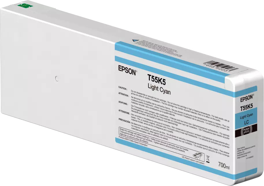 Epson C13T55K500/T55K500 Cyan Ink Cartridge