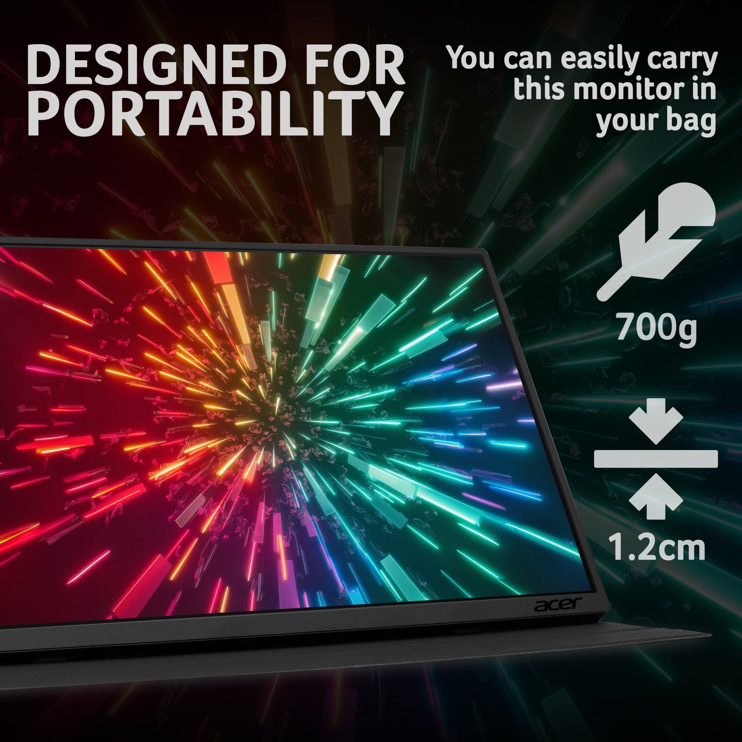 Acer PM161QT portable 15.6" Full HD IPS Monitor