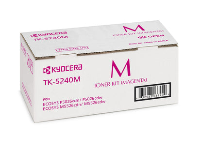 KYOCERA 1T02R7BNL0/TK-5240M Magenta Toner Cartridge (3K pages, Kyocera M 5526)