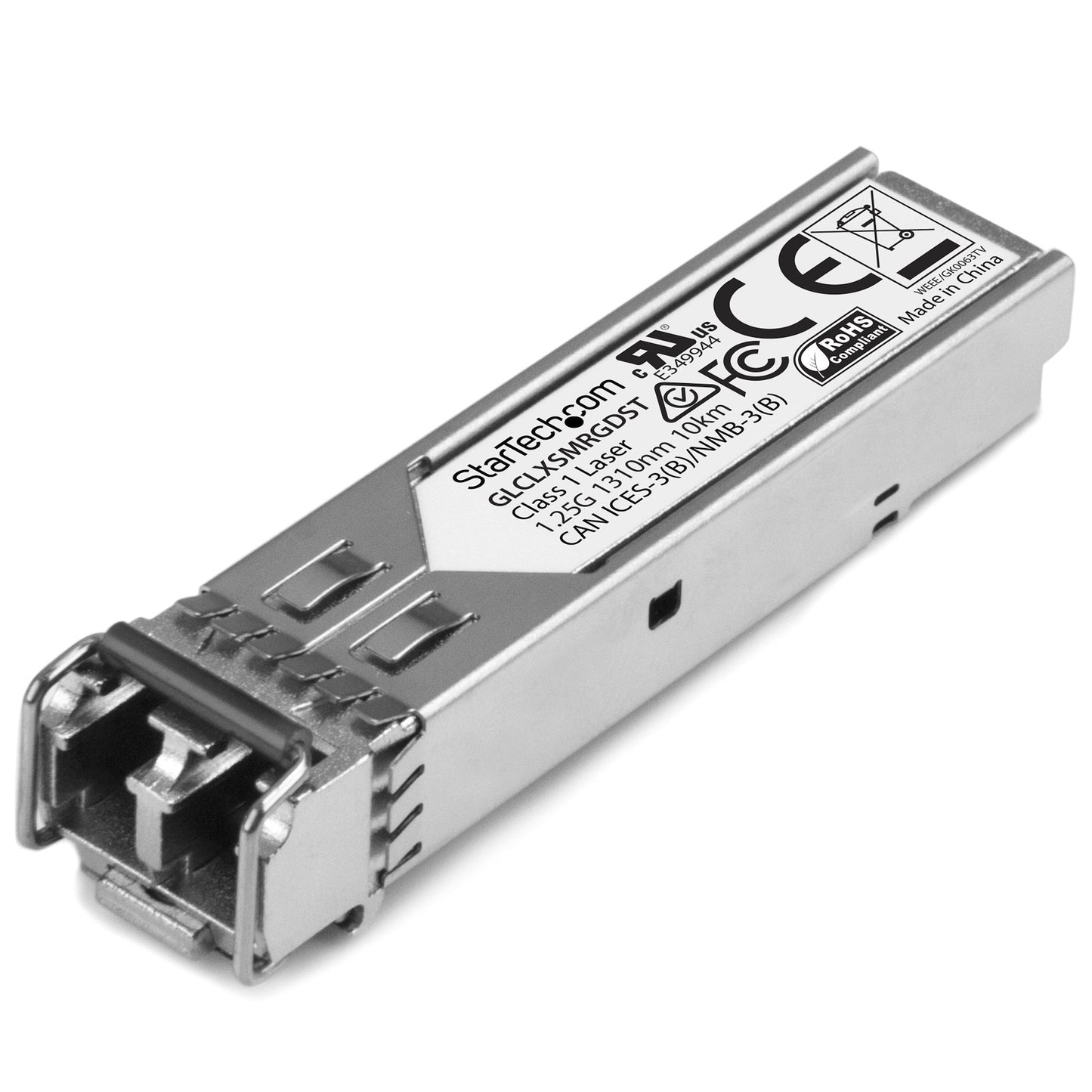 StarTech.com Cisco GLC-LX-SM-RGD Compatible SFP Module - 1000BASE-LX - 1GbE Single Mode Fiber SMF Optic Transceiver - 1GE Gigabit Ethernet SFP - LC 10km - 1310nm - DDM Cisco Firepower, ASR920, IE2000 Networking