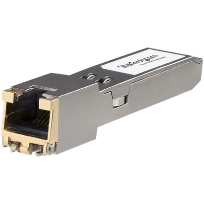 StarTech.com HPE JL563A Compatible SFP+ Module - 10GBASE-T - SFP to RJ45 Cat6/Cat5e - 10GE Gigabit Ethernet SFP+ - RJ-45 30m - HPE 8320, 8325-48Y8 Networking