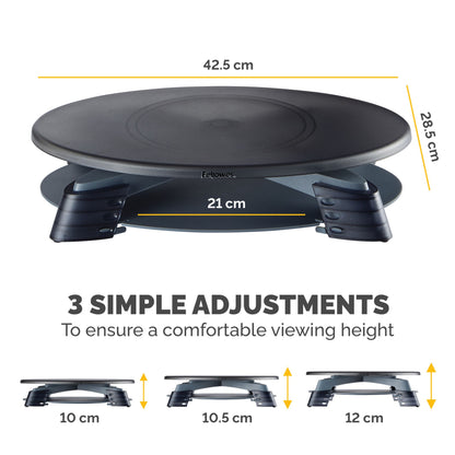 Fellowes Compact TFT/LCD Monitor Riser Mount