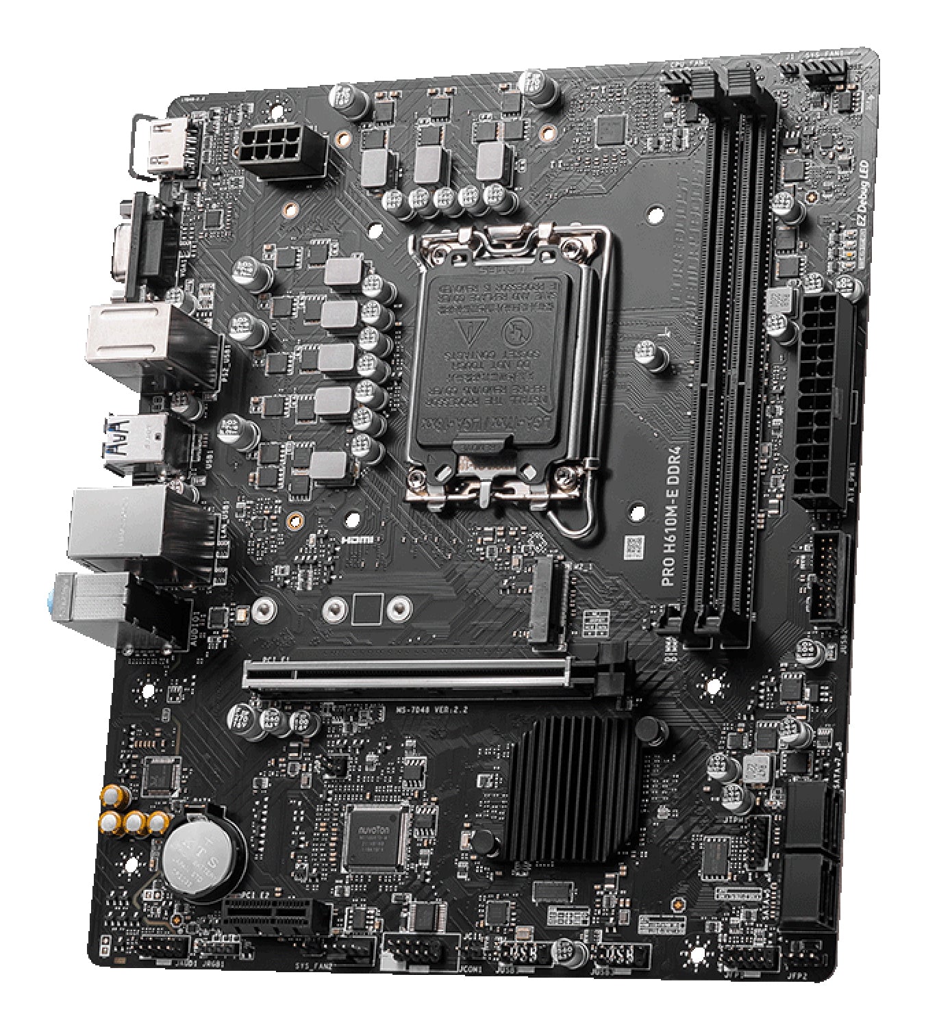 MSI PRO H610M-E DDR4 motherboard Intel H610 LGA 1700 micro ATX
