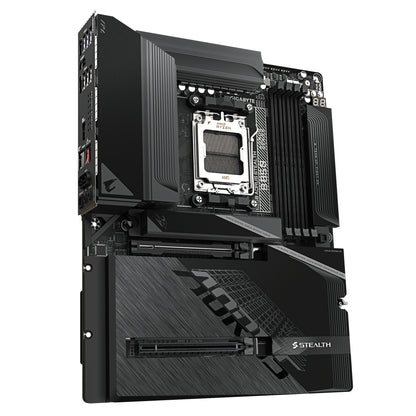 Gigabyte B850 AORUS STEALTH Motherboard - AMD Ryzen 9000 Series CPUs, 14+2+2 Phases