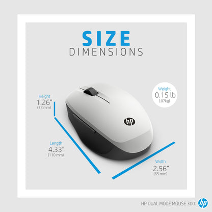HP Dual Mode Wired Mouse