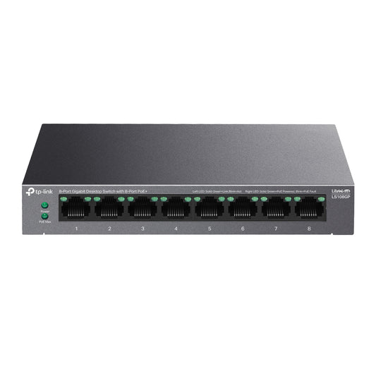 TP-LINK LiteWave 8-Port Gigabit Desktop Switch with 8-Port PoE+