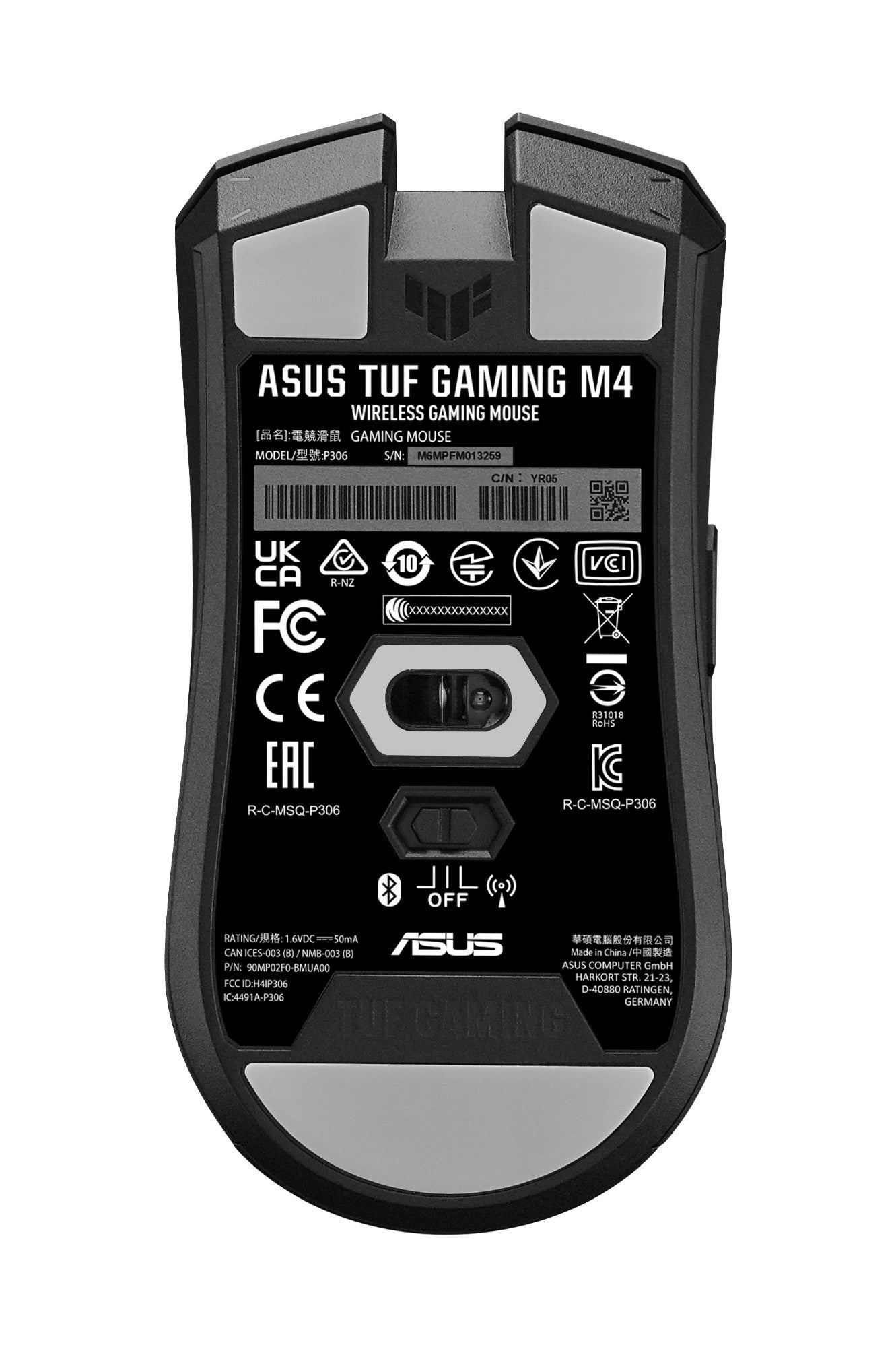 ASUS TUF M4 Right-hand Wireless Mouse