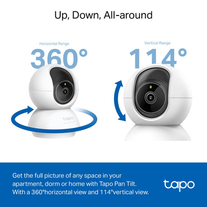 TP-LINK Tapo Pan/Tilt AI Home Security Wi-Fi Camera SPEC: 3K 5MP (2880×1620), 2.4