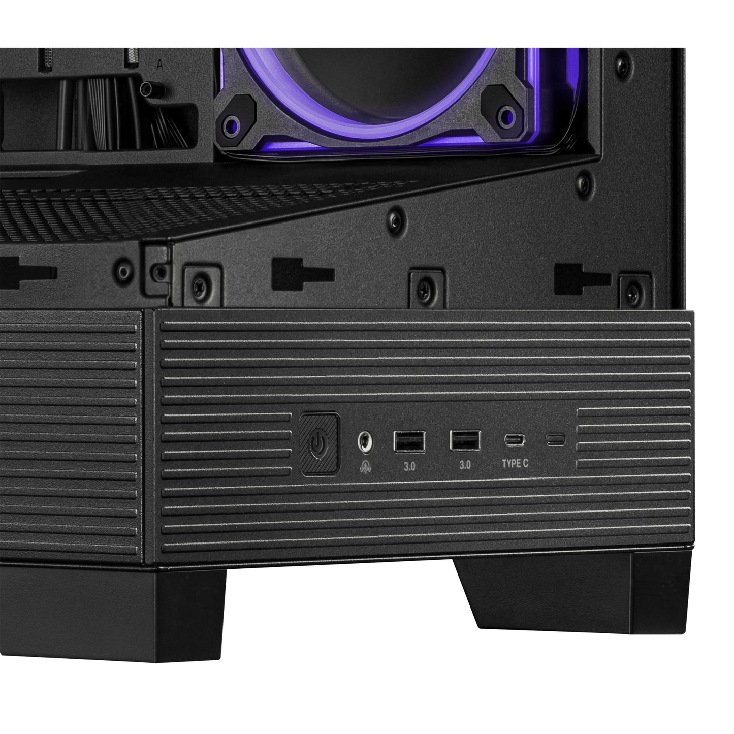 ASUS A31 Plus TG ARGB BLACK Midi Tower PC Case